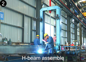 Q235 Q355 Prefabricated Welding Steel Structure Hangar For Industrial Warehouse Construction