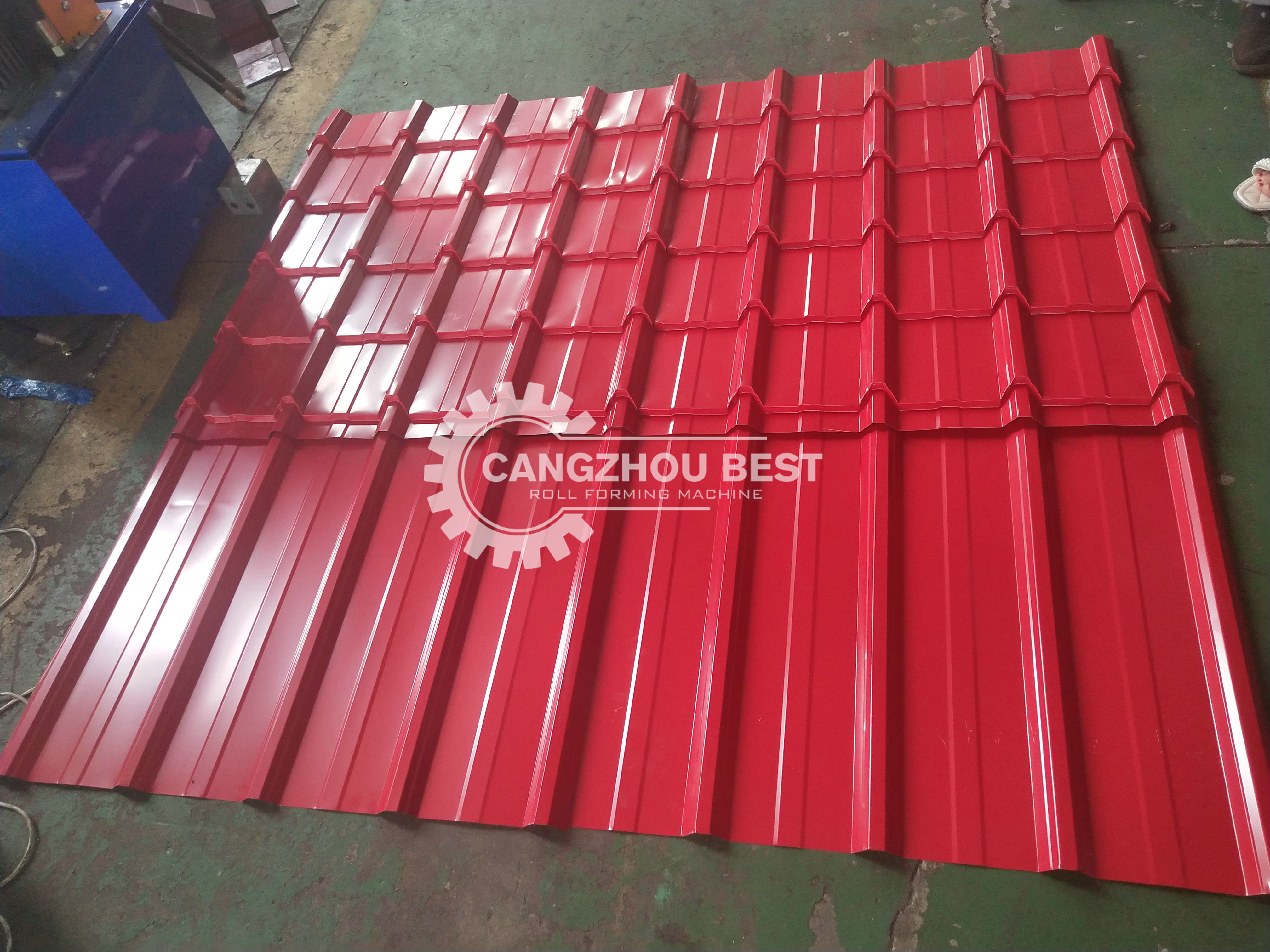 Double Layer Roofing Sheet Manufacturing Machine Galvanized Roll Forming Machine