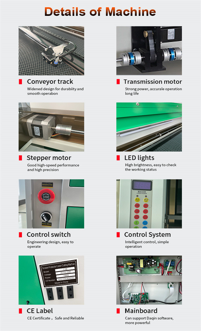 9H Nano Tempered Glass Screen Protector Laser Cutting Machine