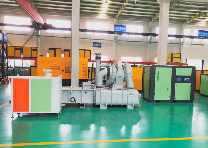 132 Kw Twin Screw Blower For Limestone Conveying In Quarrying Industry