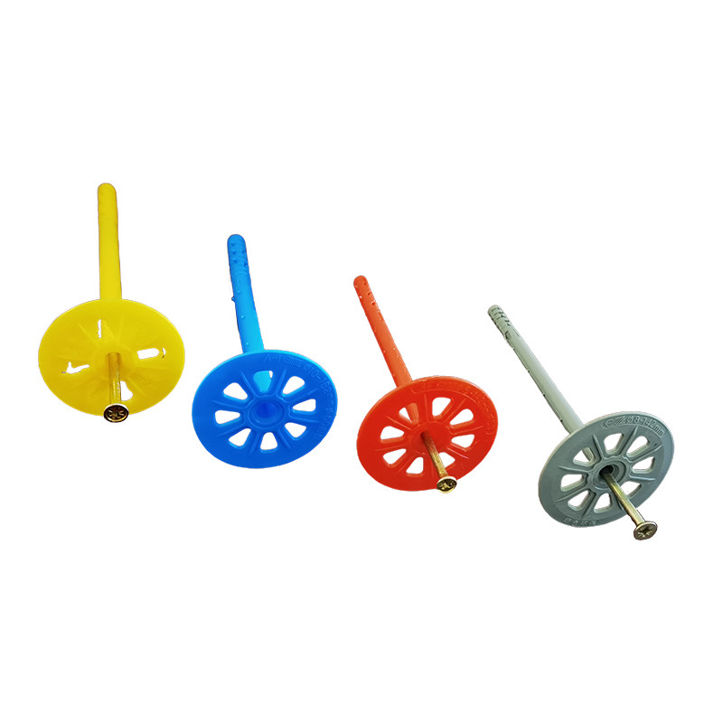 Galvanized Steel Wall Plug Plastic Insulation Anchors Screws Fasteners