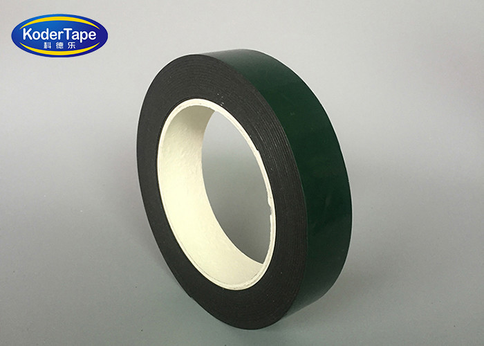 Oil Based Strong Adhesive Green Liner Black EVA Foam Tape Double Sided
