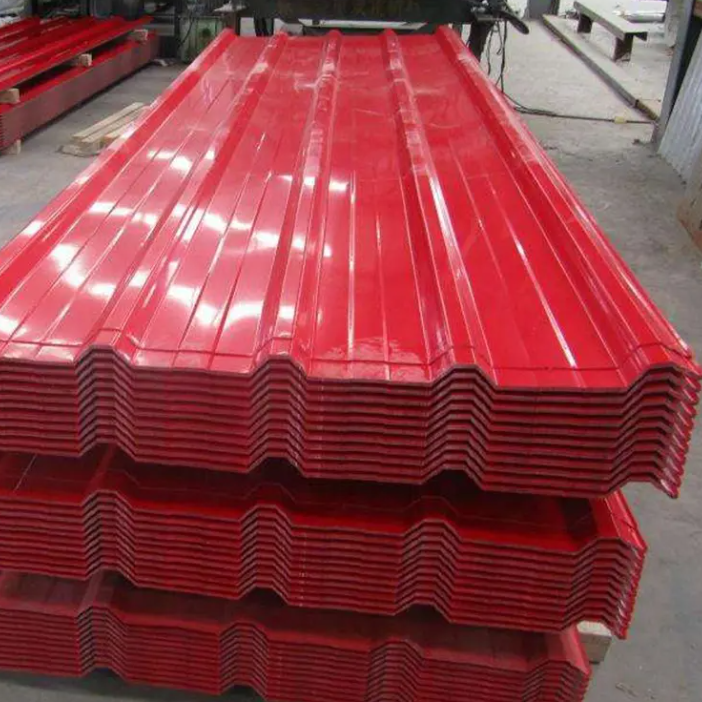 CGCC Grade PVC Corrugated Roofing Sheet with Heat Resistance and Z30-Z40 Coating