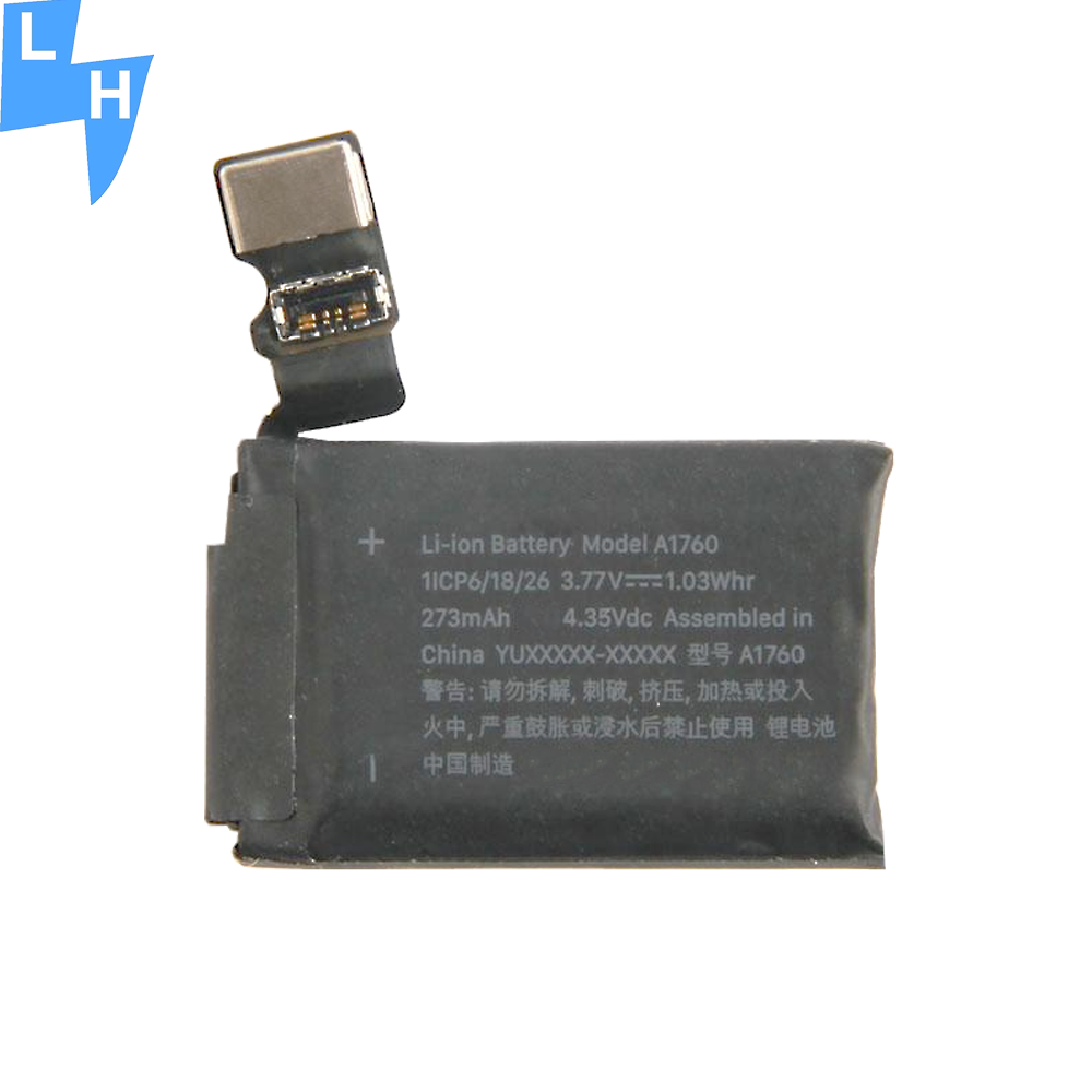RECHARGABLE 273mAh A1760 A1757 A1816 series 2 38mm watch battery for Apple watch series2 battery