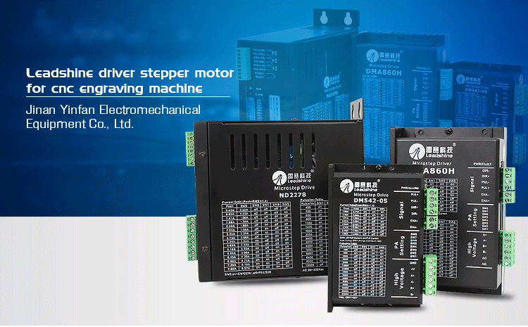 CNC Router Today With 151*97*48mm Leadshine Stepper Motor Controller Drive