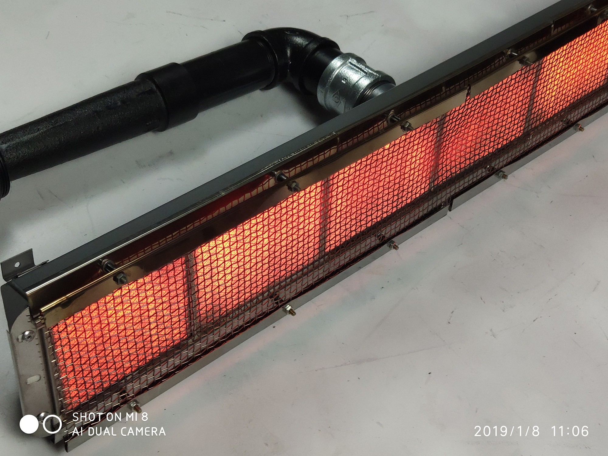 Portable Indoor Propane Natural Gas Ceramic Heater HD242 For Printing Shops