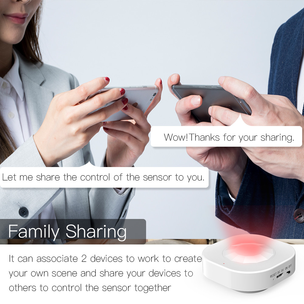 IFTTT Smart Home PIR Wireless Infrared Motion Detector Security Tuya APP Burglar Alarm Sensor