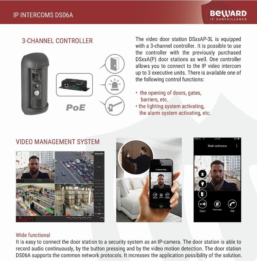 IP65 Phone Audio Onvif Sip Video Doorbell