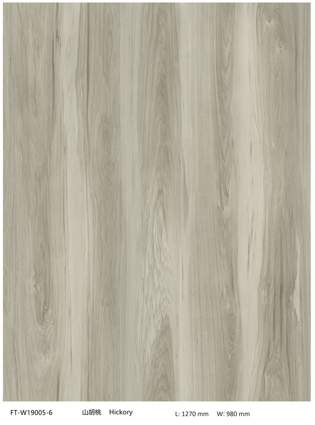 Wood Grain Herringbone SPC 6mm Hickory Burlywood GKBM FT-W19005