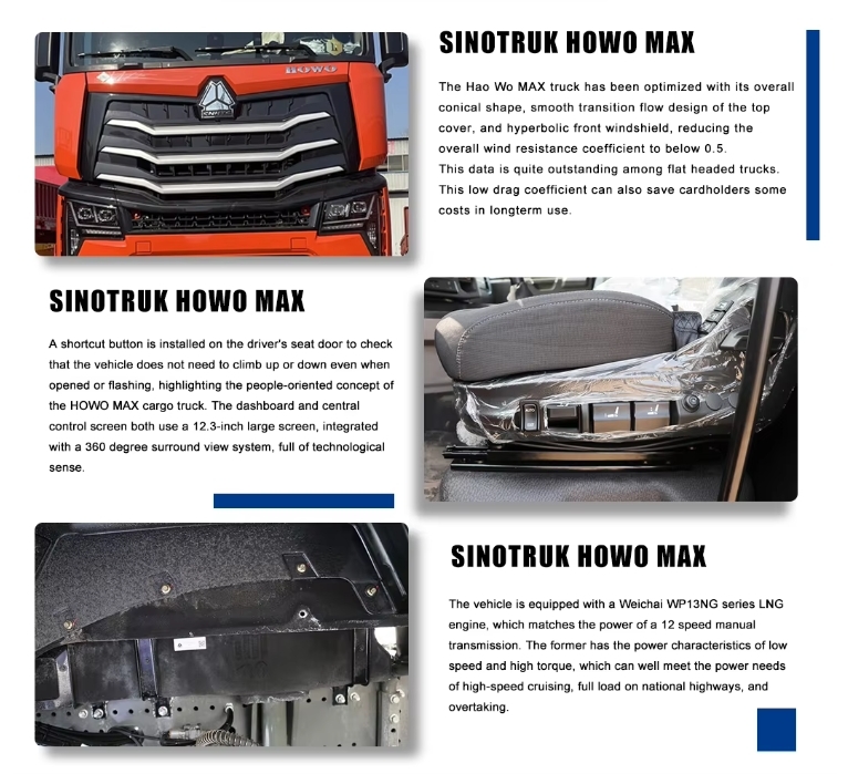 Howo 6*4 Tractor Trucks For Heavy-Duty Commercial Vehicles