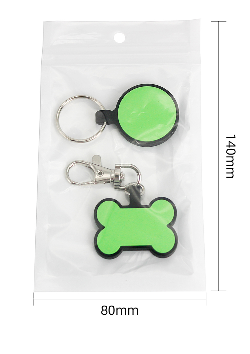 Rose Orange Blank Dog ID Tags Silicone Name Tags For Dogs Personalized