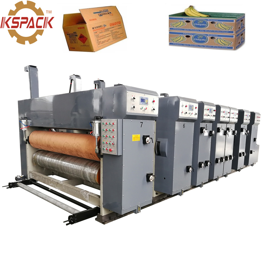 Fully Automatic Flexo Printing Machine For Corrugated Carton CE Standard