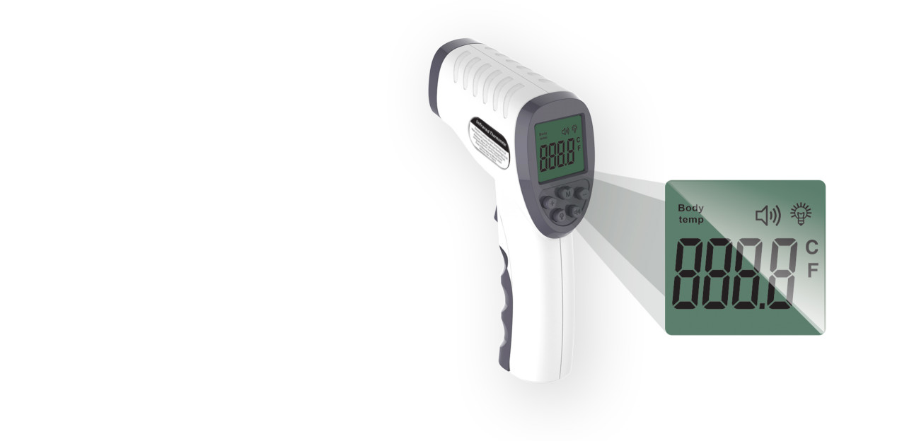 Digital Laser Non Contact Infrared Thermometer Forehead Thermometer Gun