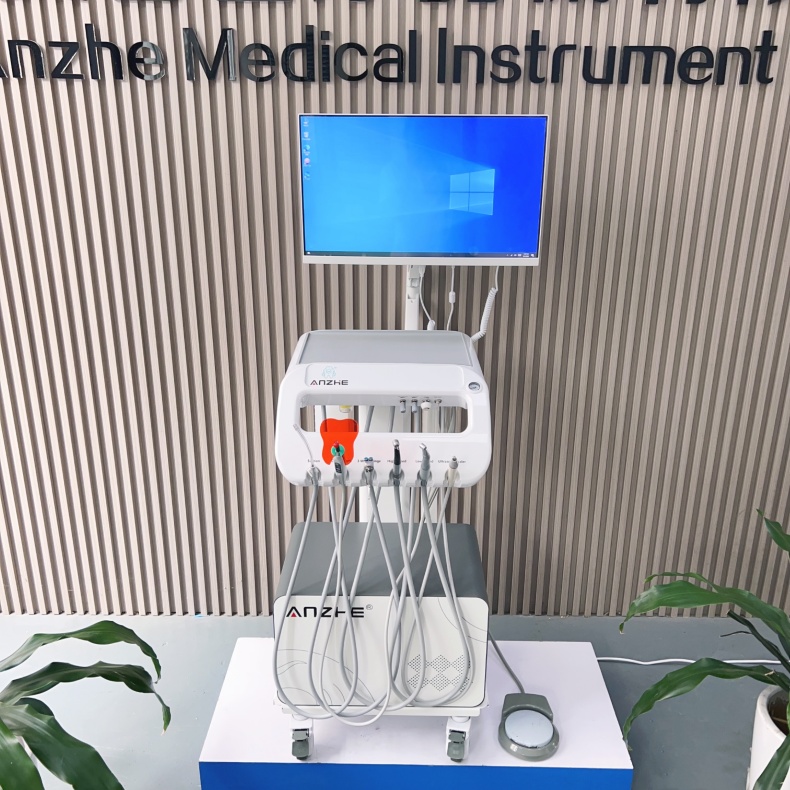 Pet Dental Treatment Cart Foshan Factory Custom Vet Dental Trolley With Oral Camera