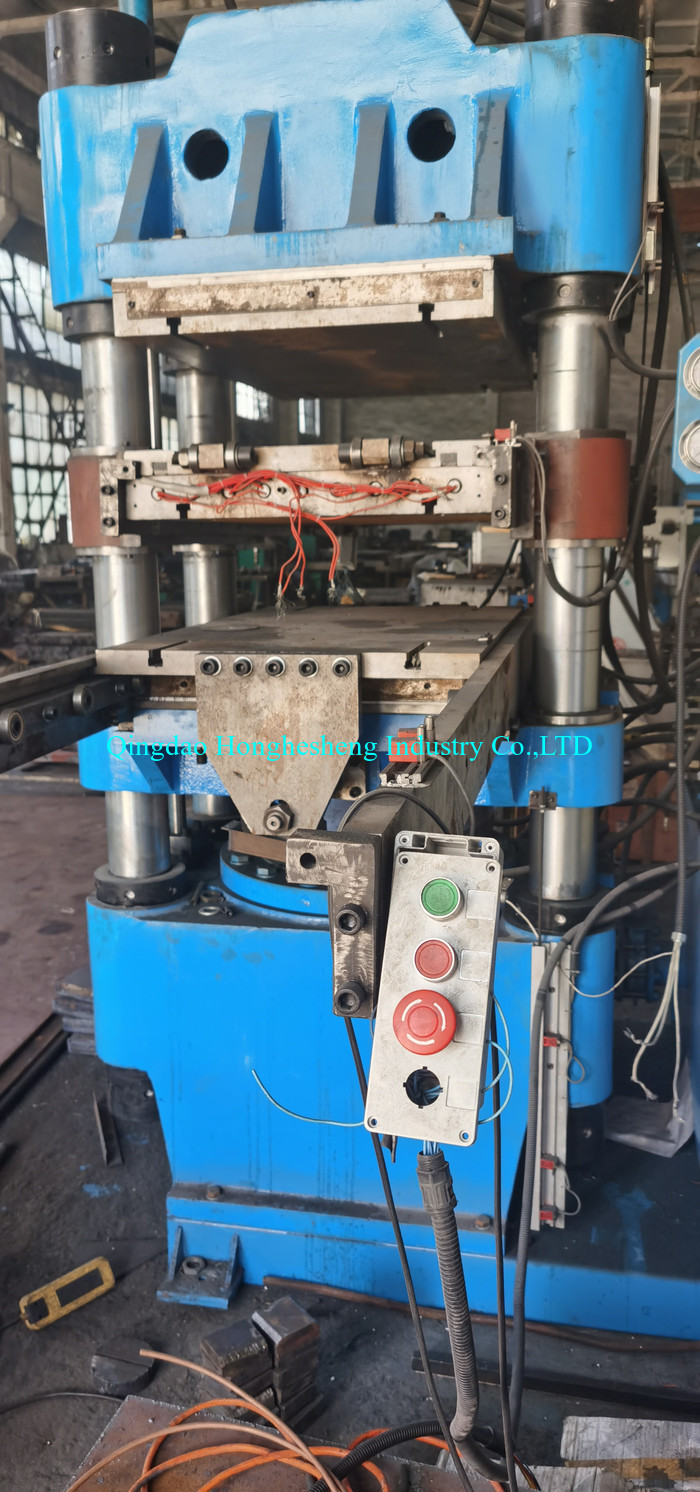 600*800mm Blue White Rubber Vulcanizing Press Automatic Rubber Moulding Machine