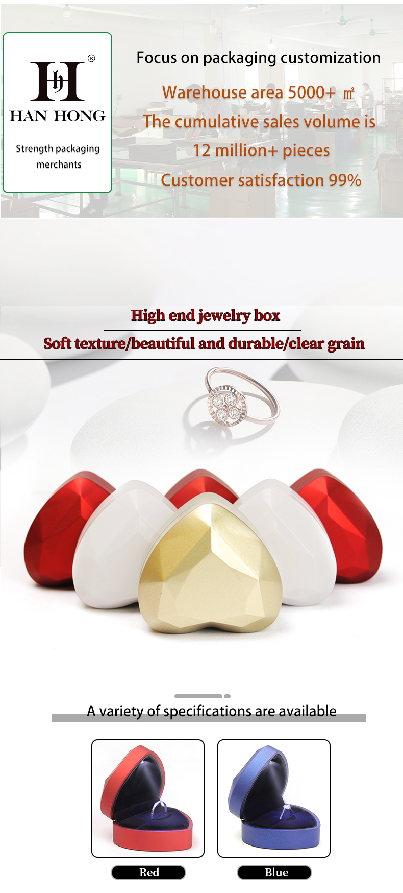 LED Jewelry Packaging for Luxury Rings Necklaces Earrings and Bracelets Contact Us Now