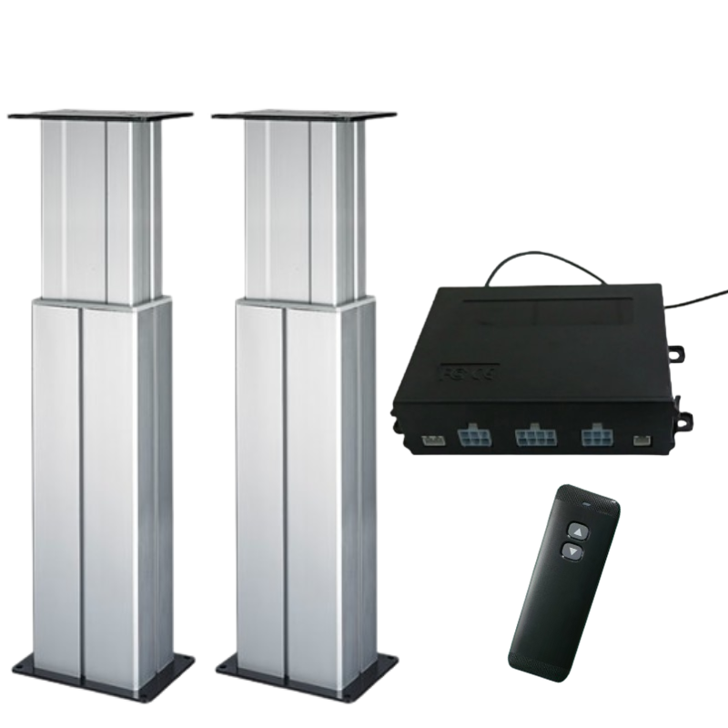 China 450KG Industrial Lifting Column Kit with Synchronization Control 12V 24V on sale