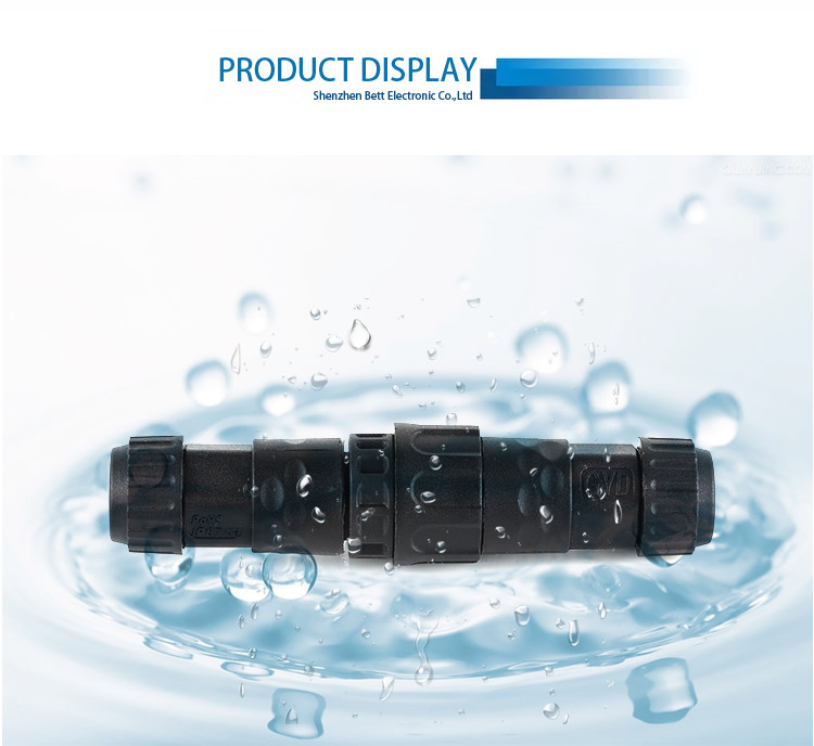 ip68 M19 Thread Docking Waterproof Joint 16A Powered Waterproof Aviation Connector