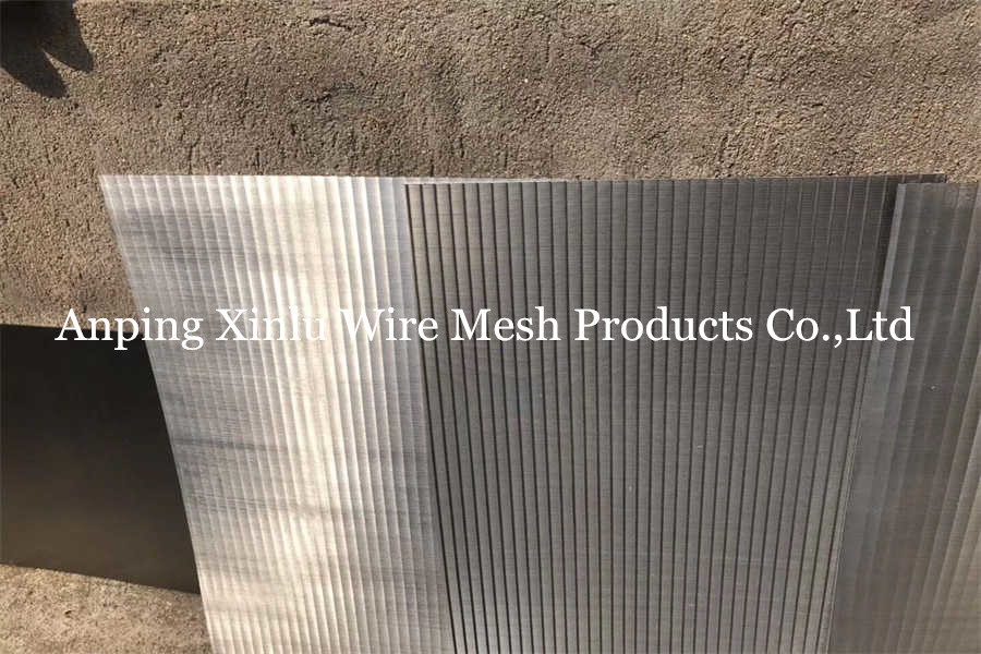 Flat Wedge Wire Screen Panel / Industrial Filter Plate SS304L SS316L Customized