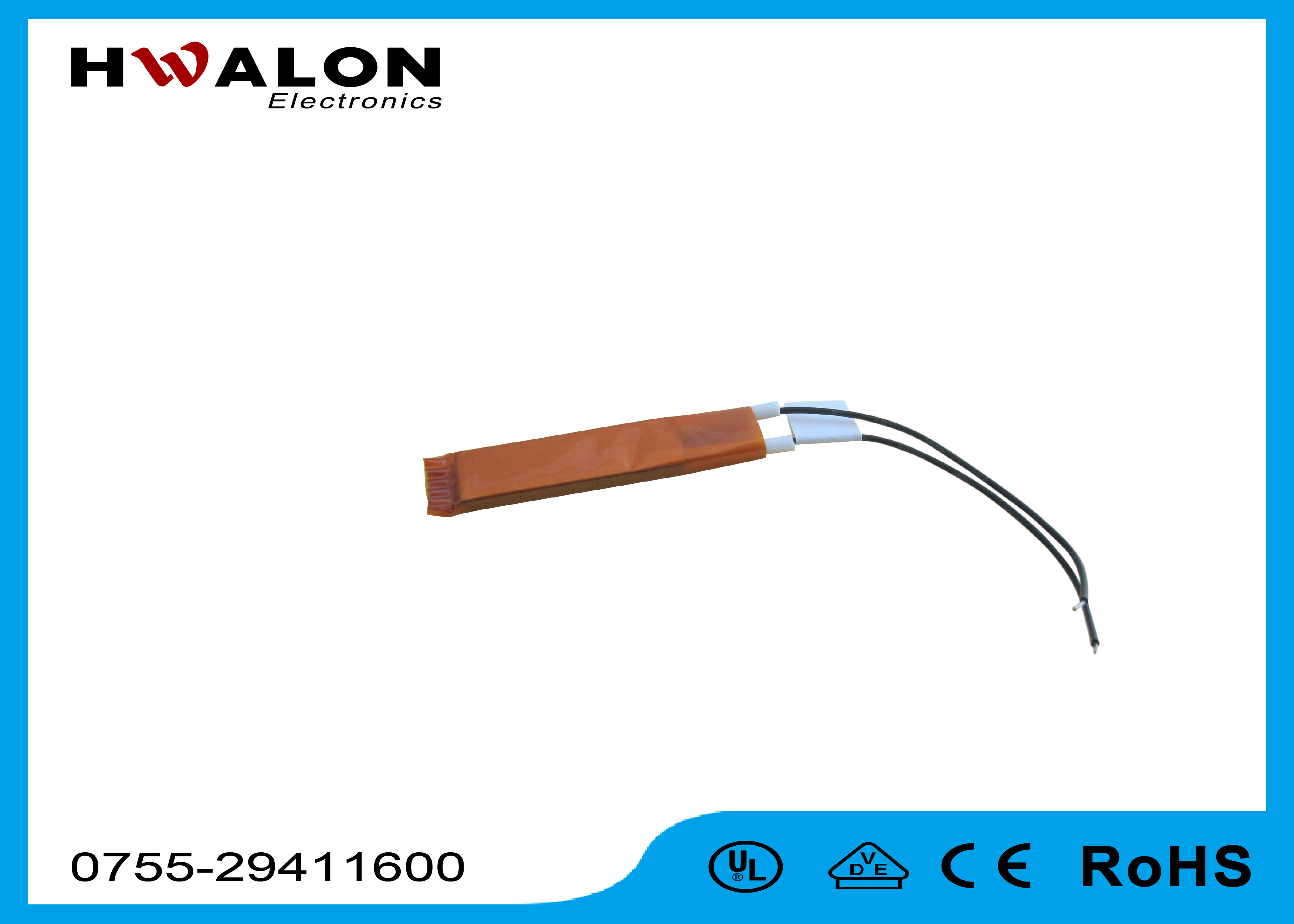 Silver / Aluminum Electrode Ceramic PTC Heater Chip 110 - 240v Heating Element Kettle