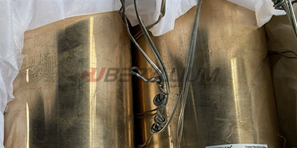 C17200 CuBe2 Beryllium Copper Billet 200mm Dia 500mm L With Temper TB00