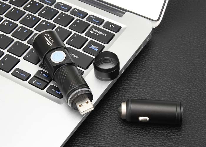 IP66 150m 3W Led Waterproof Police Torch Light Led Flashlight Warning Light