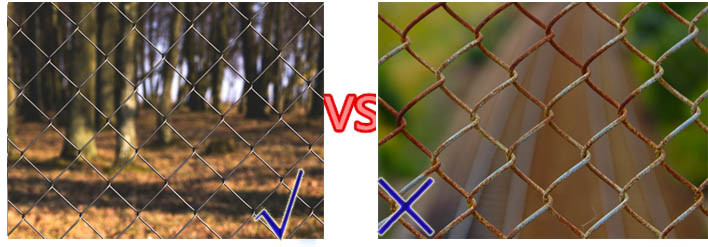 Barbed/barbed selvedge Galvanized Chain Link Panels Fence,0.9mx20mx50*50mmx2.8mm