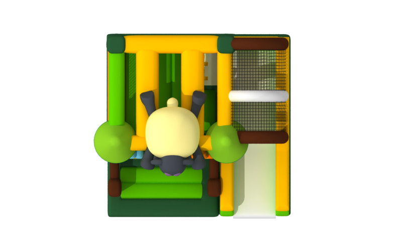 Hand Printing Inflatable Combos Sheep Themed 6x5.5x4m Inflatable Bouncy Castle