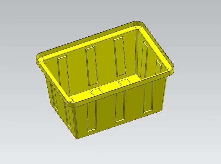 Ninety liters of square box mold for making plastic products