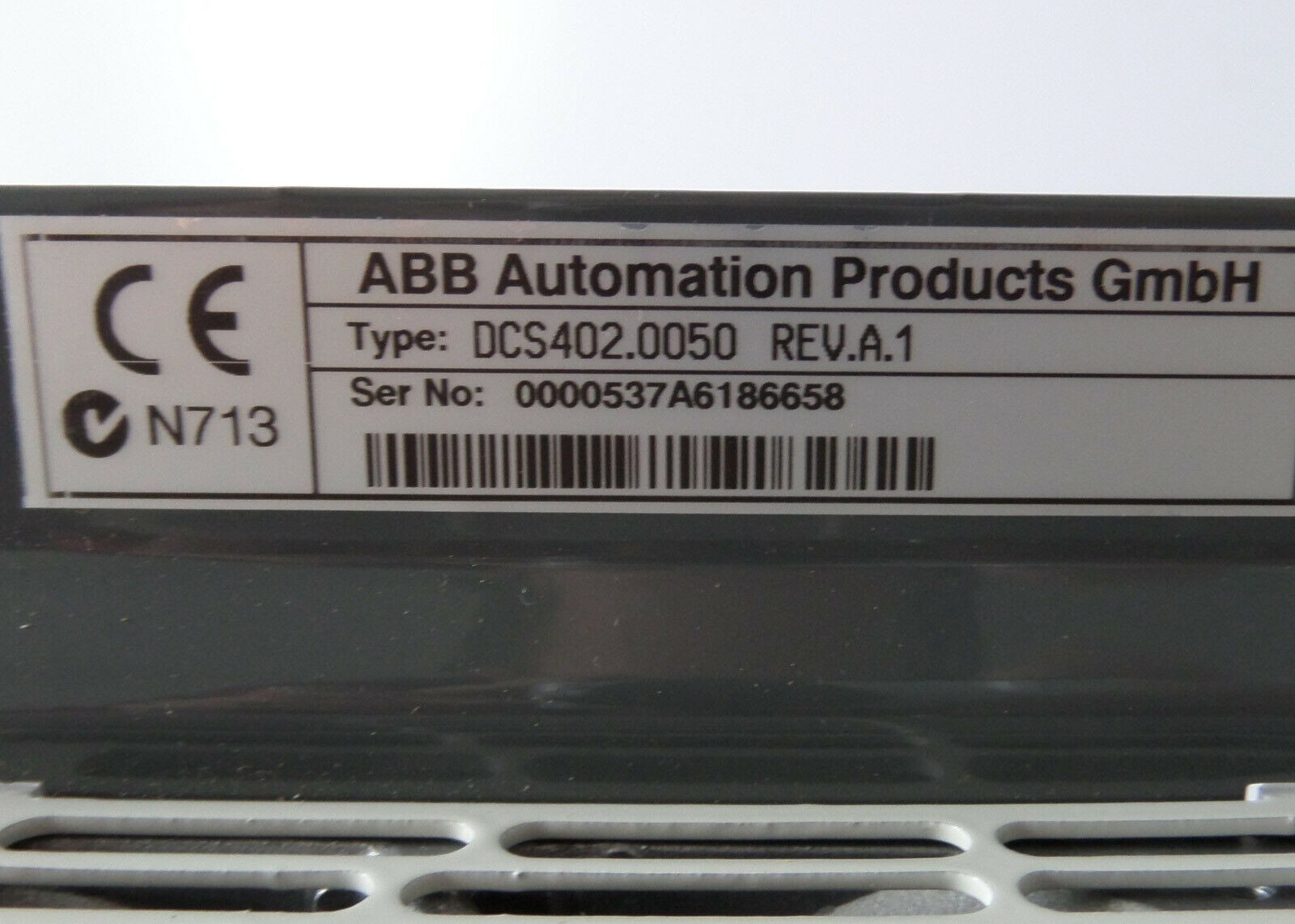 DCS402.0050 3ADT218333R0102 Gross Volume is 1.16 dm³,60HZ,115/230V,new original.