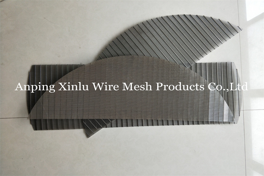 V Shaped Metal Panel Screen Flat Wire Welded 304 Stainless Steel Grating