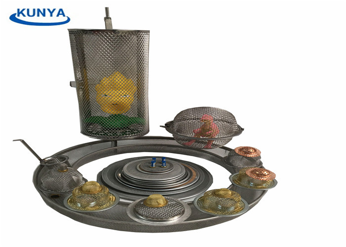 Food Handle Bowl 0.5mm 2mm Cap Stainless Steel Wire Cloth Discs