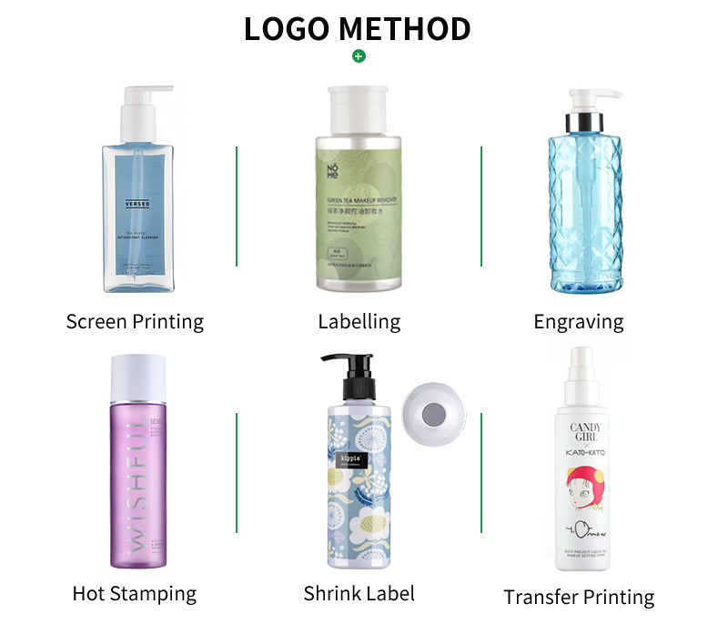 Portable 120ml Plastic Spray Bottles Matte Finish UV Screen Printing