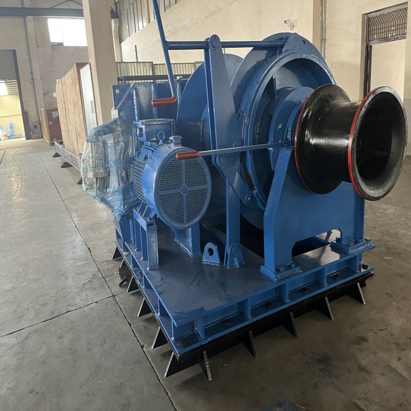 380V Electric Marine Winch 20m/Min 250m Wire Rope Ship Mooring Winch