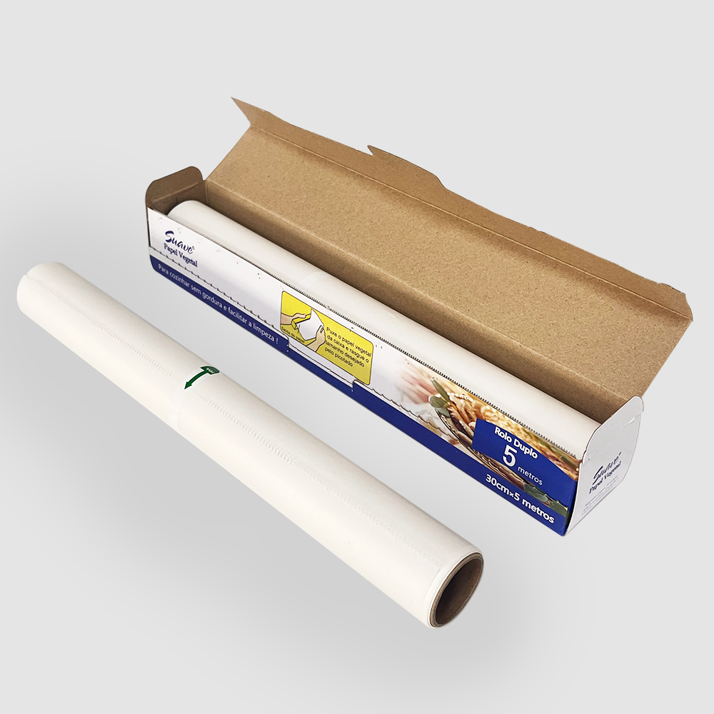 Wood Pulp Disposable Baking Paper Roll for Hot Air Fryer Heat Resistant Silicon Paper