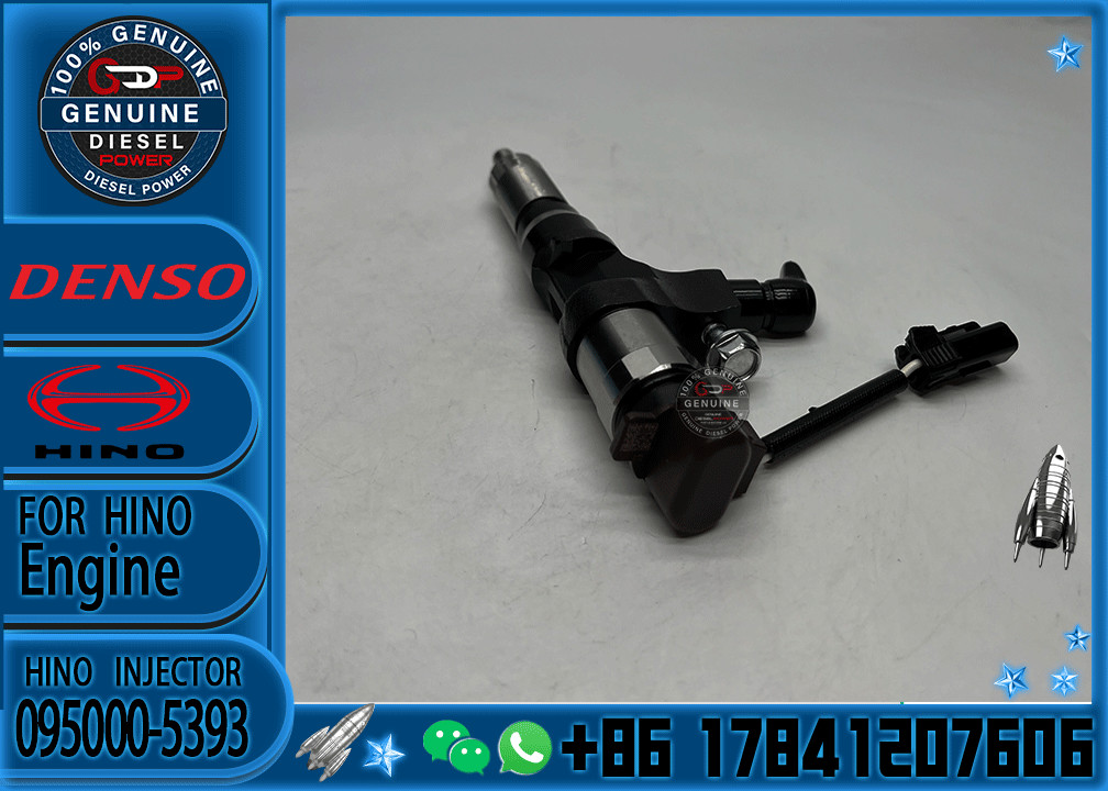 For HINO J05D Common Rail Fuel Injector 095000-5391 095000-5392 095000-5393 23670-78060 23600-78061 16650Z501B