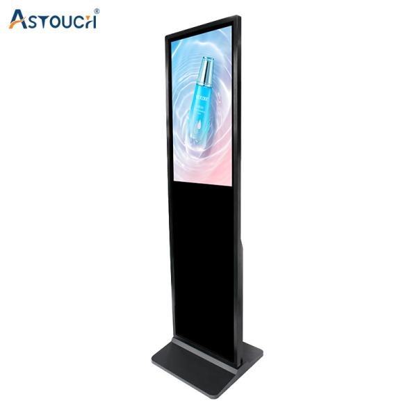 98 Inch High Visibility Free Standing Digital Signage Advertising 16.7M Color