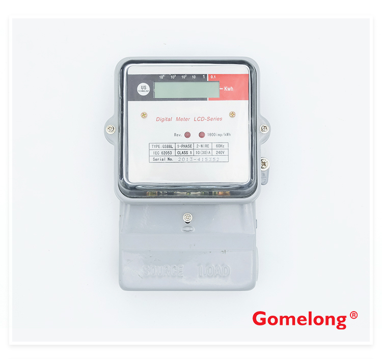 China factory supplied top quality single-phase two-wire smart electronic kwh active register energy meter