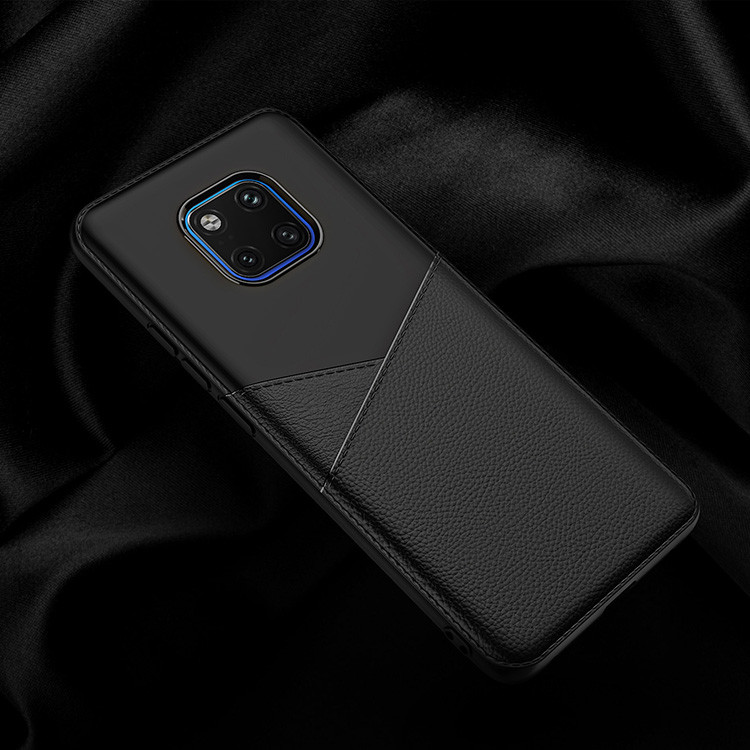 Black Blue Brown Business PU+TPU Protective Case Back Cover for Samsung J4 2018 A9 2018 J2C0RE/J260 J6 Plus J730/J7 2017