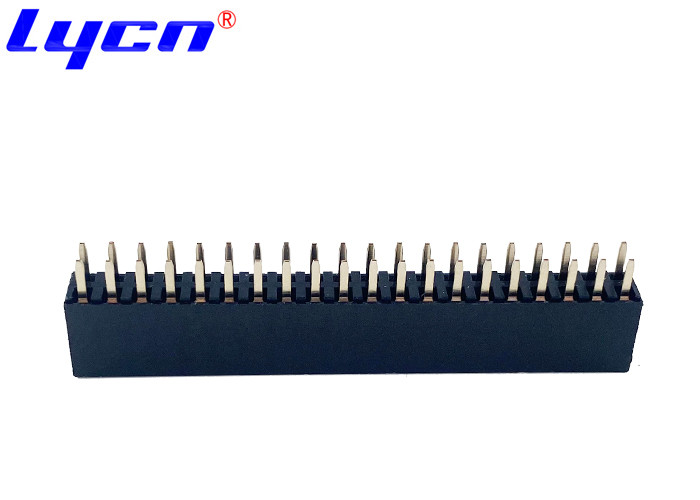 2.0mm Pitch Dual Row Female PCB connector Insulator Height 2.2mm Board To Board