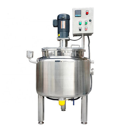 Stainless Steel Liquid Blending Jacketed Mixing Tank Electric Heating
