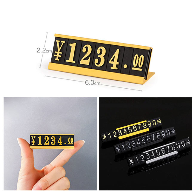 AaL-60-22 Jewelry Shop Plastic Retail Display Labels