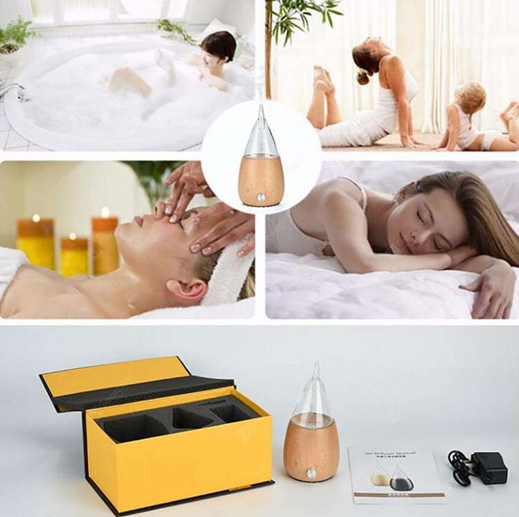 70ml 7 Color Changing Waterless Nebulizing Essential Oil Diffuser