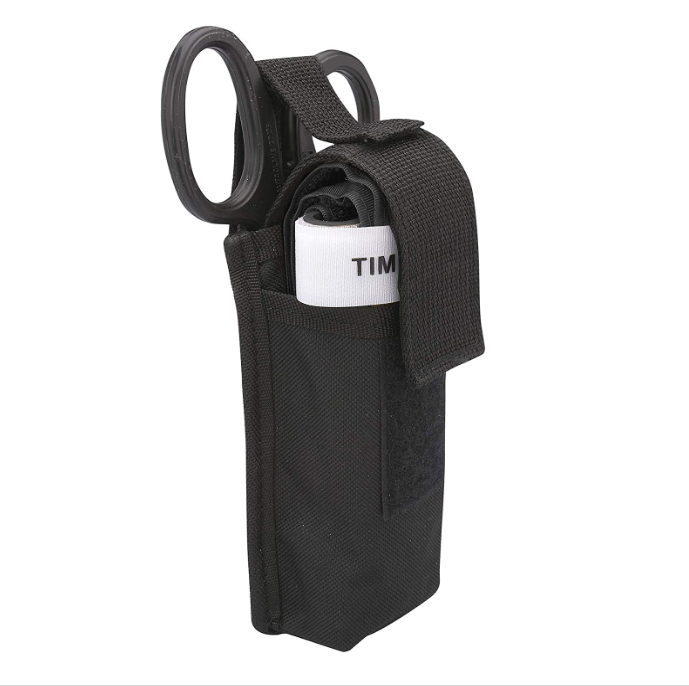 Trauma Ifak Police Tactical First Aid Kit With Tourniquet Holder Medical Scissors Shear Gen 7
