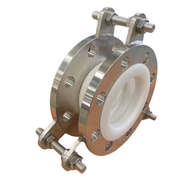 DN32 DN3000mm Expansion Flexible Bellows For Exhaust Fully Lined Tetrafluoro Compensator Water Handling