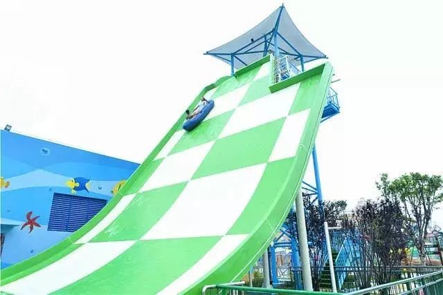 Fiberglass Family Commercial Water Slide Swing Water Slide For Outdoor Aqua Park