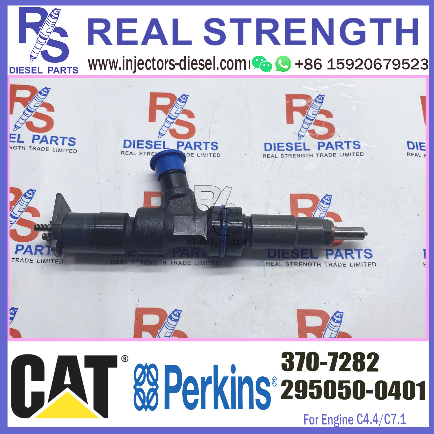 Caterpillar Perkins C7.1 C6.6 Injector 295050-0401 370-7282 3707282 20R-2478