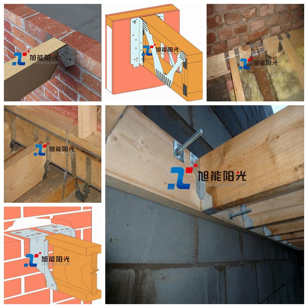 Construction G300 Z275 Wood Connector Joist Hanger Metal Connecting Brackets for Wood