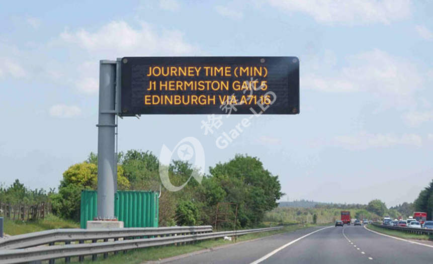 Highway Traffic LED Display Screen with P20 Full Color Gantry Message Variable Module