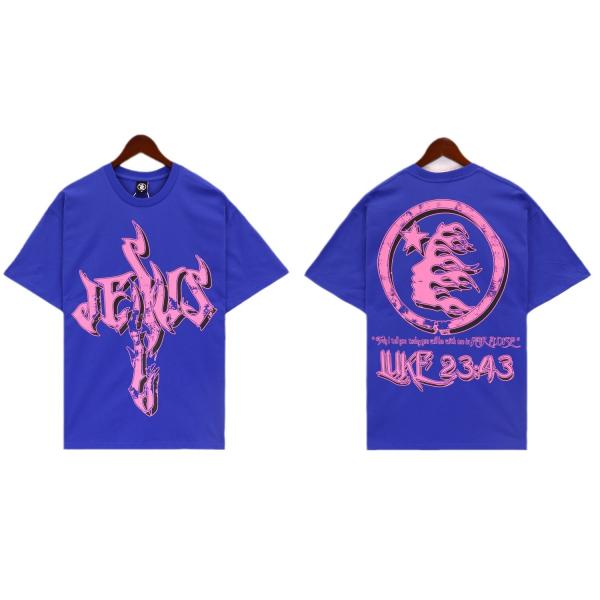 Unisex 3d Digital Sublimation Printing T Shirt Hip Hop Clothing For American